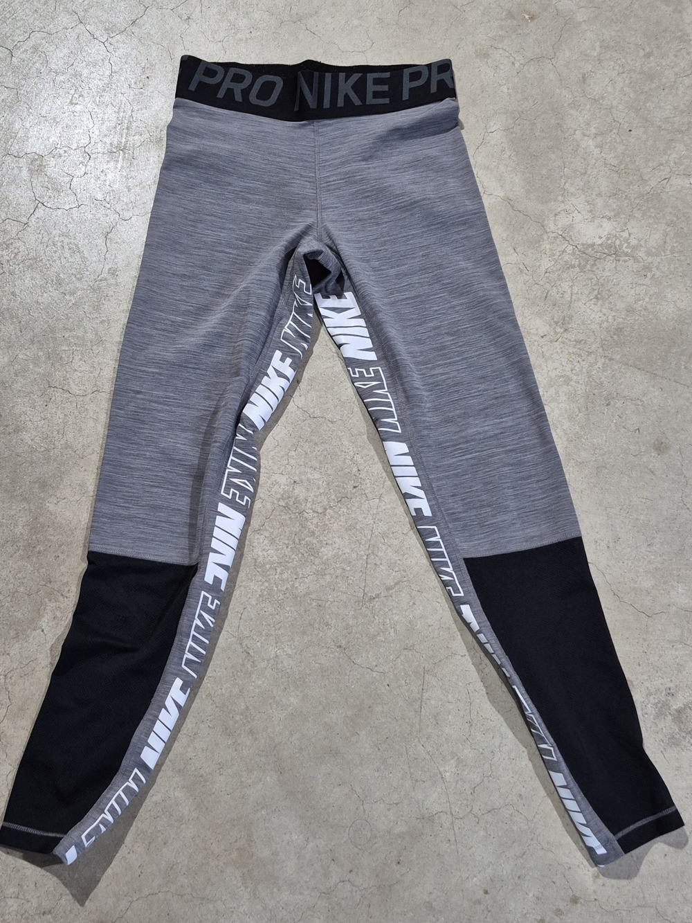 Nike Pro Dri Fit Mesh Panel Leggings Size M